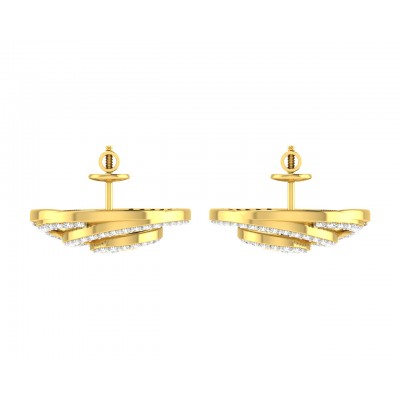 Emel Diamond Earrings in Gold